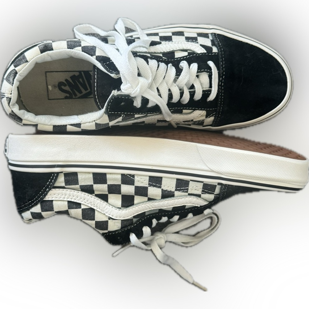 Vans Old Skool Checkerboard White/Black Sneakers